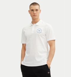 Снимка на Jack & Jones Тениска с яка и копчета Simon 12269299 Бял Regular Fit