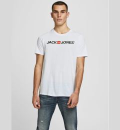 Снимка на Jack & Jones Тишърт Corp Logo 12137126 Бял Slim Fit