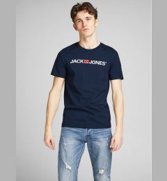 Снимка на Jack & Jones Тишърт Corp Logo 12137126 Тъмносин Slim Fit