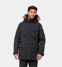 Снимка на Jack Wolfskin Зимно яке Glacier Canyon Parka 1107674 Черен Regular Fit