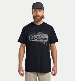 Снимка на Jack Wolfskin Тишърт Brand T A64116 Тъмносин Regular Fit