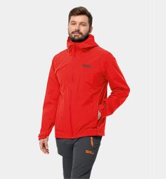 Снимка на Jack Wolfskin Яке за дъжд Robury 2L Jkt 1116391 Червен Regular Fit
