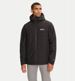 Снимка на Jack Wolfskin Яке за дъжд Wisper Ins A61870 Черен Regular Fit