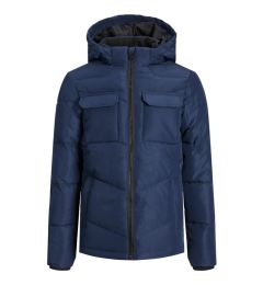 Снимка на Jack&Jones Junior Зимно яке 12236556 Тъмносин Regular Fit