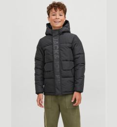 Снимка на Jack&Jones Junior Зимно яке 12246122 Черен Regular Fit