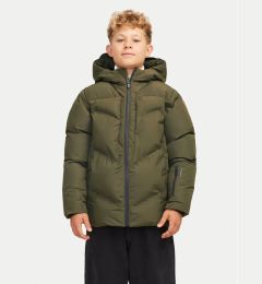 Снимка на Jack&Jones Junior Зимно яке Slay 12261353 Зелен Regular Fit
