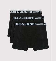 Снимка на Jack&Jones Junior Комплект 3 чифта боксерки Sense 12149293 Черен