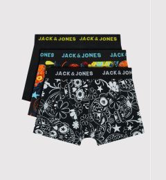 Снимка на Jack&Jones Junior Комплект 3 чифта боксерки Sugar 12189220 Черен
