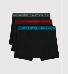 Снимка на Jack&Jones Junior Комплект 3 чифта боксерки Waistband 12203513 Черен