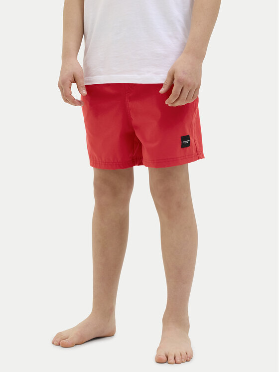 Снимка на Jack&Jones Junior Плувни шорти Maui 12273847 Червен Regular Fit
