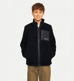 Снимка на Jack&Jones Junior Преходно яке Teddy 12261341 Черен Regular Fit