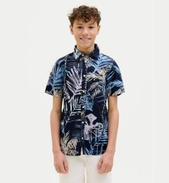 Снимка на Jack&Jones Junior Риза Hawaii 12269273 Тъмносин Regular Fit