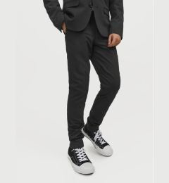 Снимка на Jack&Jones Junior Текстилни панталони Solar 12203547 Черен Slim Fit