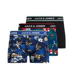 Снимка на Jack&Jones Комплект 3 чифта боксерки Flower 12171253 Цветен