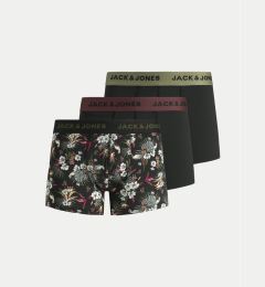 Снимка на Jack&Jones Комплект 3 чифта боксерки Flower 12194284 Черен