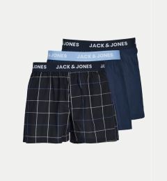 Снимка на Jack&Jones Комплект 3 чифта боксерки Jackson 12263654 Тъмносин