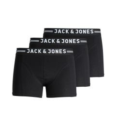 Снимка на Jack&Jones Комплект 3 чифта боксерки Sense 12081832 Черен