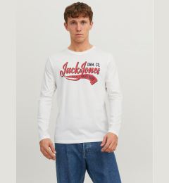 Снимка на Jack&Jones Тениска с дълъг ръкав 12236061 Бял Standard Fit