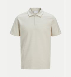 Снимка на Jack&Jones Тениска с яка и копчета Benja 12269338 Бежов Regular Fit