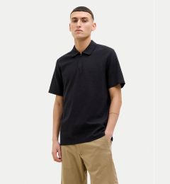 Снимка на Jack&Jones Тениска с яка и копчета Benja 12269338 Черен Regular Fit