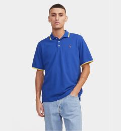 Снимка на Jack&Jones Тениска с яка и копчета Bluwin 12169064 Син Regular Fit