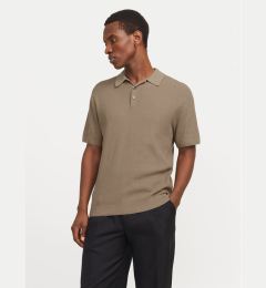 Снимка на Jack&Jones Тениска с яка и копчета Cooper 12271483 Бежов Regular Fit