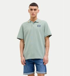 Снимка на Jack&Jones Тениска с яка и копчета Hudson 12269238 Зелен Regular Fit