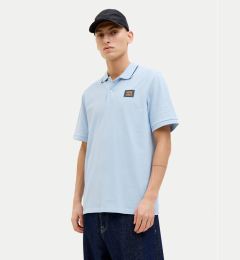 Снимка на Jack&Jones Тениска с яка и копчета Hudson 12269238 Светлосиньо Regular Fit