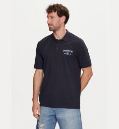 Снимка на Jack&Jones Тениска с яка и копчета Jprblaalfie 12259678 Тъмносин Regular Fit