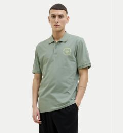 Снимка на Jack&Jones Тениска с яка и копчета Simon 12269299 Зелен Regular Fit