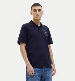 Снимка на Jack&Jones Тениска с яка и копчета Simon 12269299 Тъмносин Regular Fit