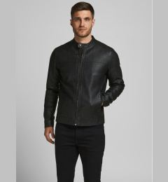 Снимка на Jack&Jones Яке от имитация на кожа 12182461 Черен Regular Fit