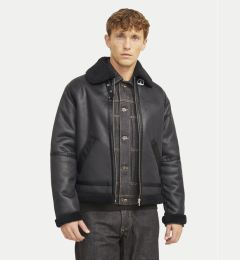 Снимка на Jack&Jones Яке от имитация на кожа Cole Aviator 12261819 Черен Regular Fit