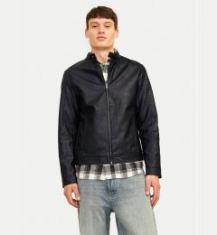 Снимка на Jack&Jones Яке от имитация на кожа Dylan 12261195 Черен Slim Fit