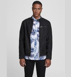 Снимка на Jack&Jones Яке от имитация на кожа Rocky 12147218 Черен Regular Fit