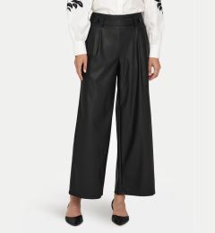 Снимка на JDY Панталони от имитация на кожа Soya 15328975 Черен Regular Fit