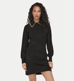 Снимка на JDY Плетена рокля Aubray 15313594 Черен Regular Fit