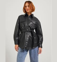Снимка на JJXX Яке от имитация на кожа Luna 12204642 Черен Regular Fit