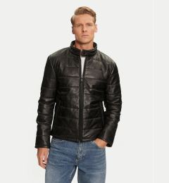 Снимка на JOOP! Jeans Кожено яке 15 Stepo 80000646 Черен Regular Fit