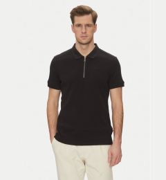 Снимка на JOOP! Jeans Тениска с яка и копчета 15 JJJ-36Aleandro 30045674 Черен Modern Fit