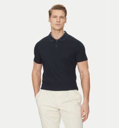 Снимка на JOOP! Тениска с яка и копчета 10018924 30044673 Тъмносин Regular Fit