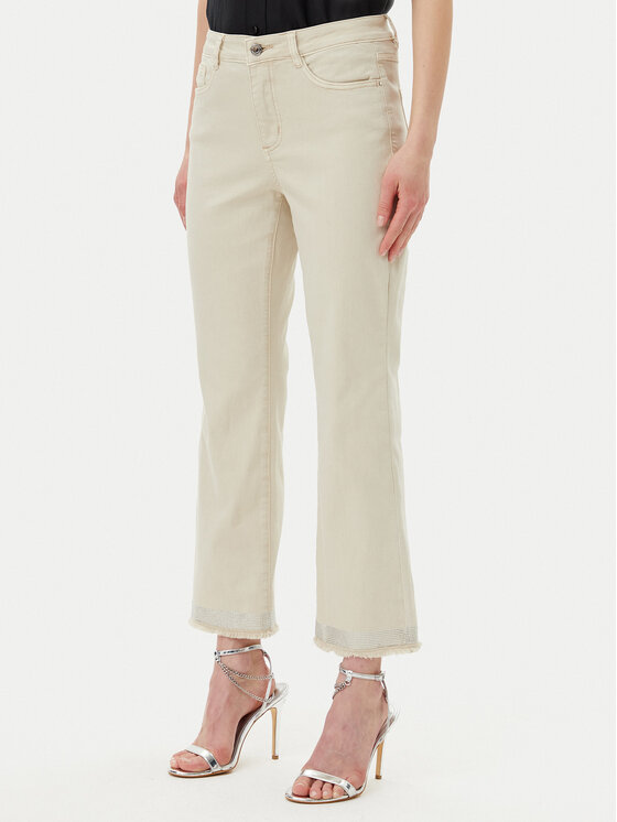 Снимка на Joseph Ribkoff Панталони тип кюлоти 243964S25 Бежов Regular Fit