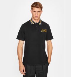 Снимка на Just Cavalli Тениска с яка и копчета 75OAGT04 Черен Regular Fit
