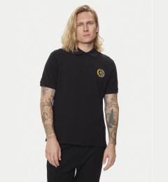 Снимка на Just Cavalli Тениска с яка и копчета 76OAGG19 Черен Regular Fit