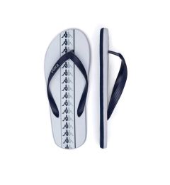 Снимка на Kappa Джапанки 371G1LW White - Blue Marine - Grey Lt Lead Цветен