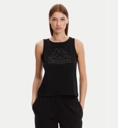 Снимка на Kappa топ Logo Gria 382129W Черен Regular Fit