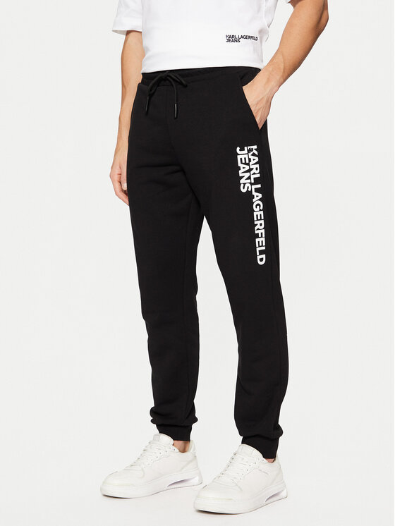 Снимка на Karl Lagerfeld Jeans Долнище анцуг A1M10001 Черен Slim Fit