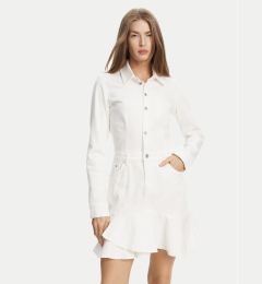 Снимка на Karl Lagerfeld Jeans Дънкова рокля A2W13046 Бял Regular Fit