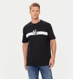 Снимка на Karl Lagerfeld Jeans Тишърт 245D1701 Черен Regular Fit