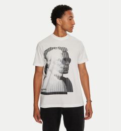 Снимка на Karl Lagerfeld Jeans Тишърт 246D1705 Бял Regular Fit